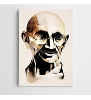 Mahatma Gandhi Kanvas Tablo