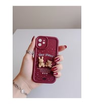 iPhone 12 Ayıcık ve Tavşan Kılıf Modeli