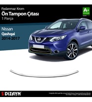 Nissan Qashqai Krom Ön Tampon Çıtası 2014-2017
