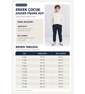 Erkek Çocuk Beli İpli Paçası Lastikli Jogger Eşofman Altı Bej Gri Lacivert Ak55010