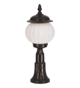 AVONNI BSU-68187-BSY-M4-KOP Siyah Boyalı Dış Mekan Aydınlatma E27 ABS Akrilik Cam 23cm