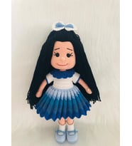 Gökkuşağı Kızı Amigurumi Organik Oyuncak