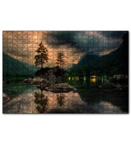 Cakapuzzle  Doğa Yağmur Hazırlığı Akşam  Puzzle Yapboz MDF (Ahşap) (120 Parça)