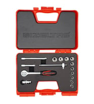 İzeltaş 15Li Karbüratör Lokma Anahtar Takımı 1/4" - 1107006015 (Gri)