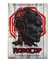 ekart Robocop Film Afişi Model Mdf tablo 70x100 Cm