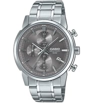 CASIO MTP-E510D-8AVDF ÇELİK ERKEK KOL SAATİ (Gümüş)