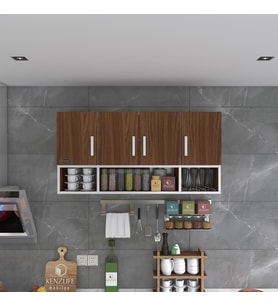 Kenzlife hazır mutfak severus cvz 060*120*32 mutfak banyo dolabı kapaklı raflı (Karışık)