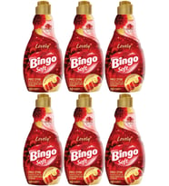 Bingo Soft Çamaşır Yumuşatıcı Konsantre 1440ML Lovely (6 Lı Set)