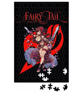 Fairy Tail Erza Scarlet Anime Puzzle 240 Parça Yapboz