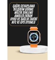 Akıllı Saat Amoled Ekran Bluetooth Bağlantılı Özel Tasarım Unısex