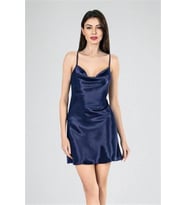 Amora Secret Kısa Gecelik Degaje Lacivert 7740