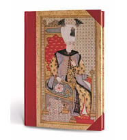 Osmanlı Kaftan Journal Çizgili Padişah Kırmızı