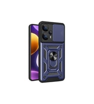 Xiaomi Poco F5 Uyumlu Kılıf Magnetik Standlı Kamera Korumalı Zore Sürgülü Vega Kapak