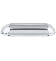 Lüks Çanak Kulp Krom 128mm (2 Adet) (Gümüş)