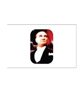 Masa Üstü Atatürk Bayrağı 15x23cm Masa Bayrağı