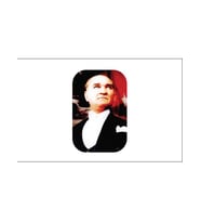 Masa Üstü Atatürk Bayrağı 15x23cm Masa Bayrağı