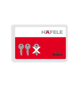 Hafele Programlama kartı, kırmızı silme, Mifare