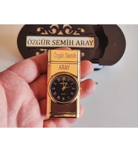 Öğretmenler Günü için isimli Çakmak ve Tasarım Kutusunda Hediye