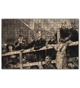 Cakapuzzle Köprüde Özgürlük Mücadelesi  Puzzle Yapboz MDF (Ahşap) (120 Parça)