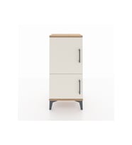 Arges Komodin 3 Raflı 2 Kapaklı 44x30x96 Çam-Aytaşı