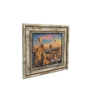 Kapadokya Baskılı Taş Tablo 25X25