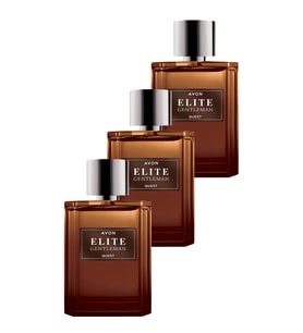 Avon Elite Gentleman Quest Erkek Parfüm Edt 75 Ml. Üçlü Set