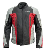 Air Racing Motosiklet Montu 4 Mevsim Motorcu Touring Mont Siyah-Açık Gri