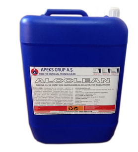 ALC CLEAN MAKİNA EL VE YÜZEY İÇİN ALKOLLÜ HİJYEN SAĞLAYICI - 10 Lt