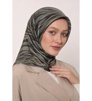 Kristal Eşarp - 06102 (Haki)