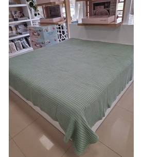ETEHOMETEX HAVUZLU PİKE ÇİFT KİŞİLİK 220X240CM YEŞİL 8696474231847