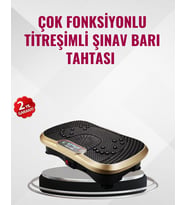 Ev Tipi Titreşimli Spor Aleti Yakım Destekli Tasarım