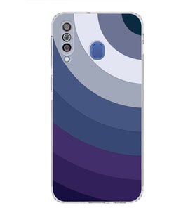 Samsung Galaxy M30  Kamera Korumalı Kapak Renk Cümbüşü Tasarımlı  Şeffaf  Kılıf