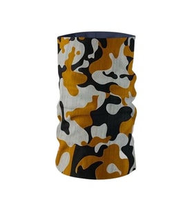 Askeri Kamuflajlı Motorcu Buff Sarı (Beyaz - Kahve)