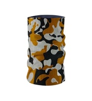 Askeri Kamuflajlı Motorcu Buff Sarı (Beyaz - Kahve)