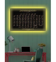 Led Işıklı Esma'ül Hüsna (allah'ın Cc. 99 İsmi Şerifi)