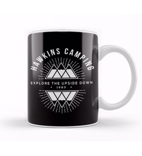 Hawkins Camping Explore Stranger Things Kupa Bardak Porselen