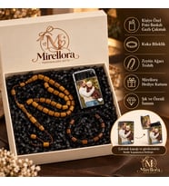 Mirellora Kişiye Özel Fotoğraflı Çakmak ve Zeytin Ağacı Tesbih Seti – Kuka Bileklik
