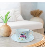 Kişiye Özel Öğretmenler Günü Baskılı Fincan HK2337 (Beyaz)