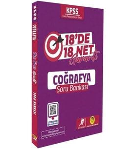 Tasarı Yayınları KPSS Coğrafya 18 de 18 Net Garanti Soru Bankası