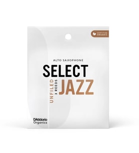 D\'Addario Organics Select Jazz Unfiled Alto Saksafon Kamışı - 3 Soft (3\'lü Kutu)
