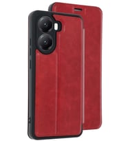 Poco X7 Pro Kılıf Flip Cover - Kırmızı