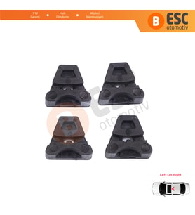 Mercedes W205 W169 W176 W177 W245 W242 C207 C238  C117 X156 X253 C218 İçin 4X Sunroof Kızak Klipsi