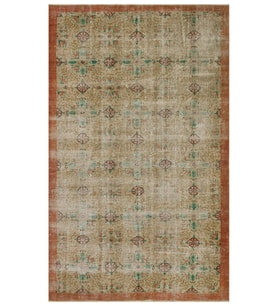 Yün&Pamuk El Yapımı Eskitme Halı 165x270 cm 9911