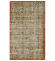 Yün&Pamuk El Yapımı Eskitme Halı 165x270 cm 9911