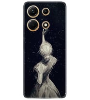 Infınix Note 30 Kılıf Resimli Desenli Baskılı Silikon Star Woman 1332
