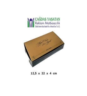 500 Gram Exclusive Baklava Kutusu 200 Adet - 074