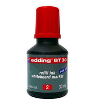 Edding BT30 Whiteboard Marker Ink Yazı Tahtası Kalemi Mürekkebi 30 ml. KIRMIZI 