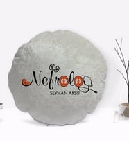 BK Gift Kişiye Özel İsimli Nefrolog Tasarımlı Dekoratif Kırlent Yastık-1