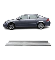Opel Astra H SEDAN Krom Cam Çıtası 2008 Üzeri 4Prç Paslanmaz Çelik