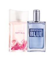 Avon Individual Blue Erkek Parfüm Ve Soft Musk Kadın Parfüm Paketi